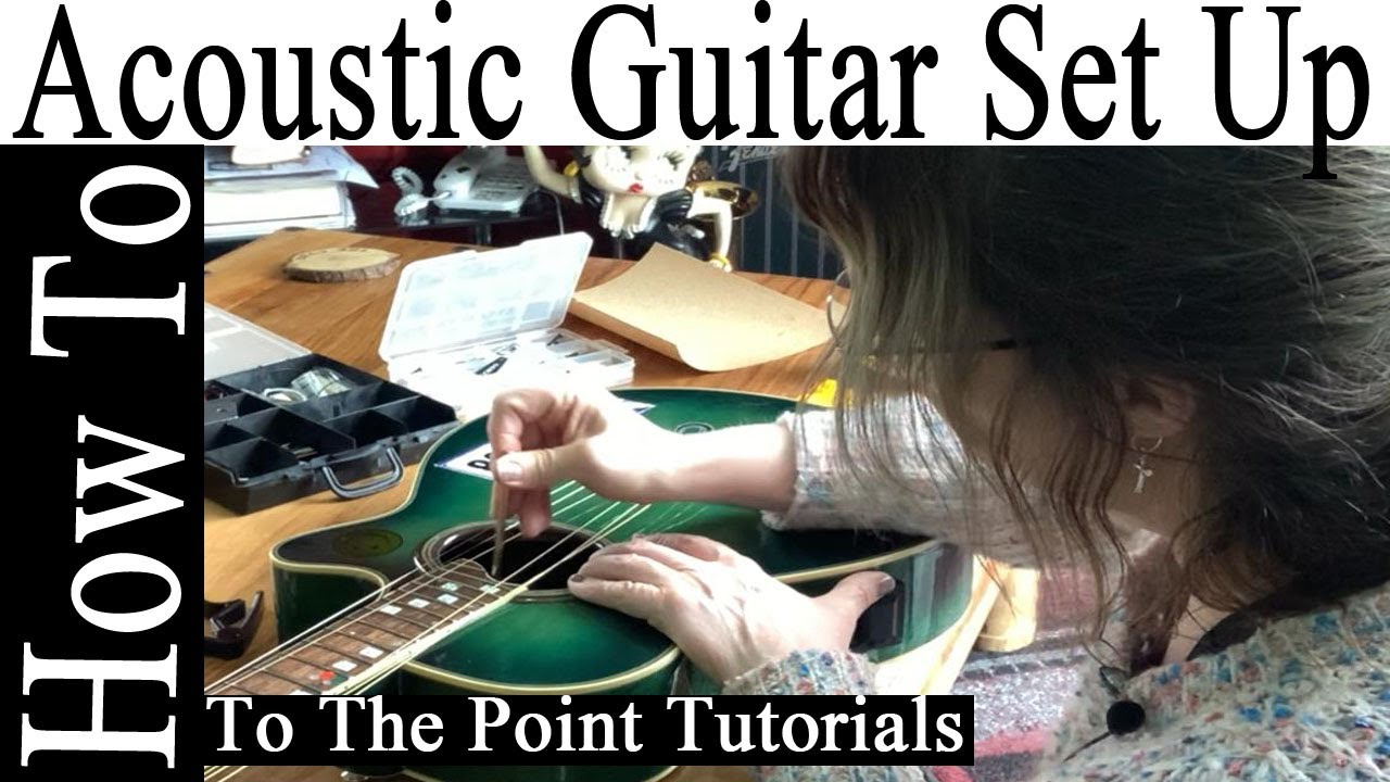 Adjusting the action on an acoustic guitar complete setup tutorial