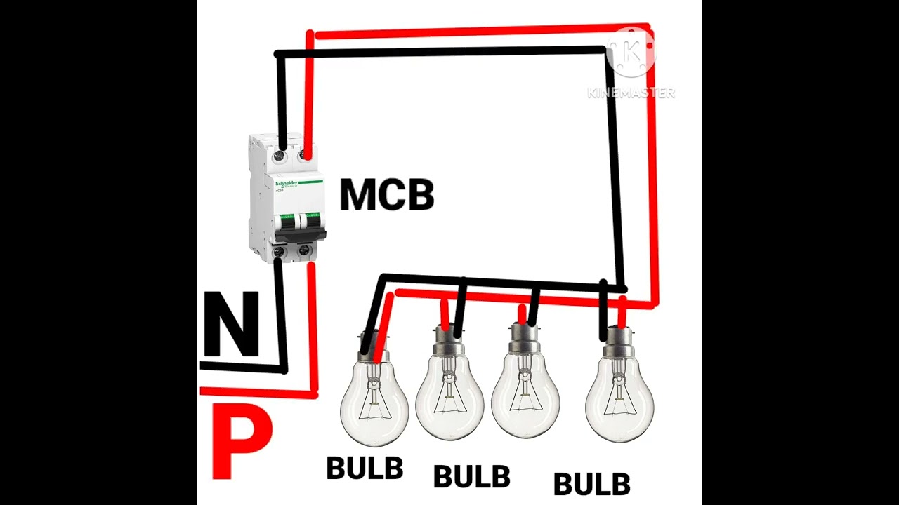 single phase MCB wiring diagram ll light connection diagram easy wiring diagram 