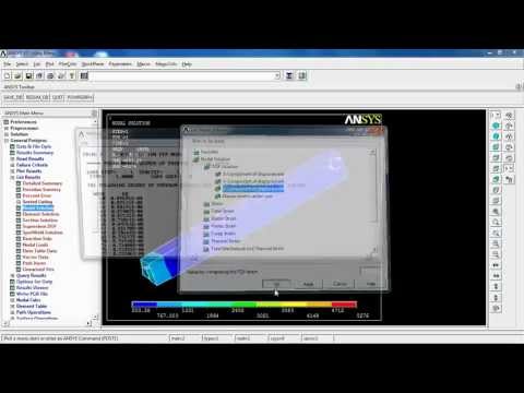 ANSYS - Lesson 17: Fiber/Martix Anaylsis in Composite Materials