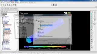 ANSYS - Lesson 17: Fiber/Martix Anaylsis in Composite Materials