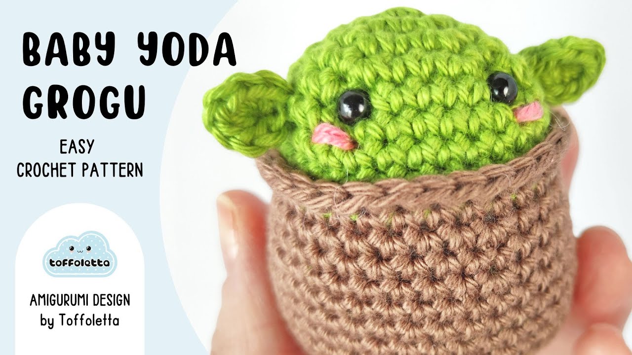 Baby Yoda - Grogu - crochet tutorial - YouTube