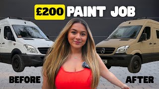 DIY Campervan Respray on a Budget – Is It Worth It? | Van Life UK