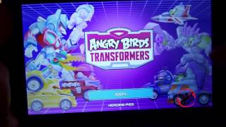 Dragon Touch A93 Playing Angry Birds Transformers and Sound Volume Test screenshot 5