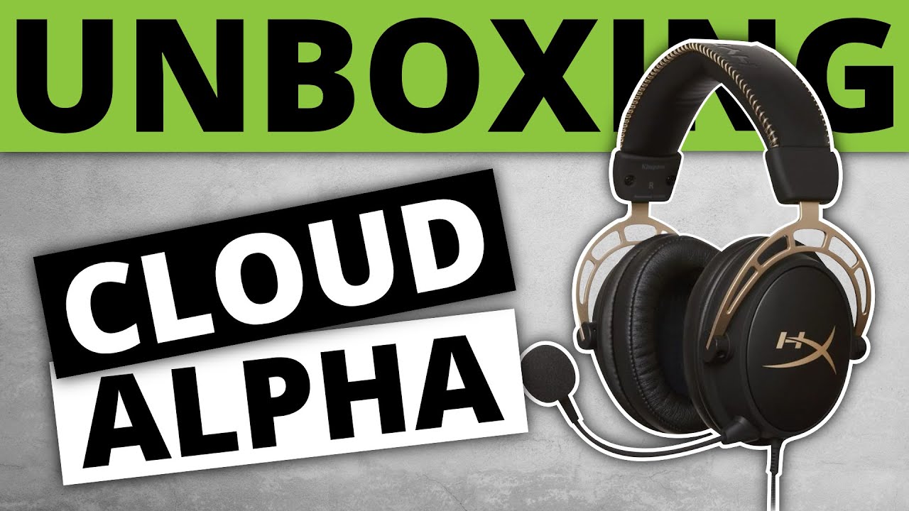 LIMITED EDITION HyperX GOLD Cloud Alpha Unboxing and First Impressions -  YouTube