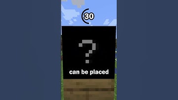 Guess the Minecraft block in 60 seconds 90
