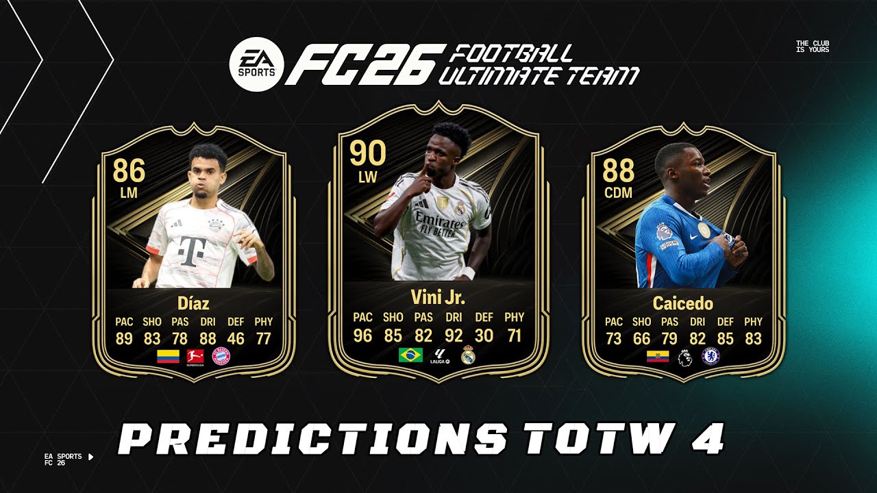 EA FC 26: Predictions Team of the Week 4 