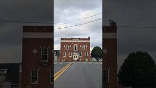 Scenic Burkesville, KY: Alpine Motel, Courthouse, Gas Station & Queen Anne Victorian Funeral Home