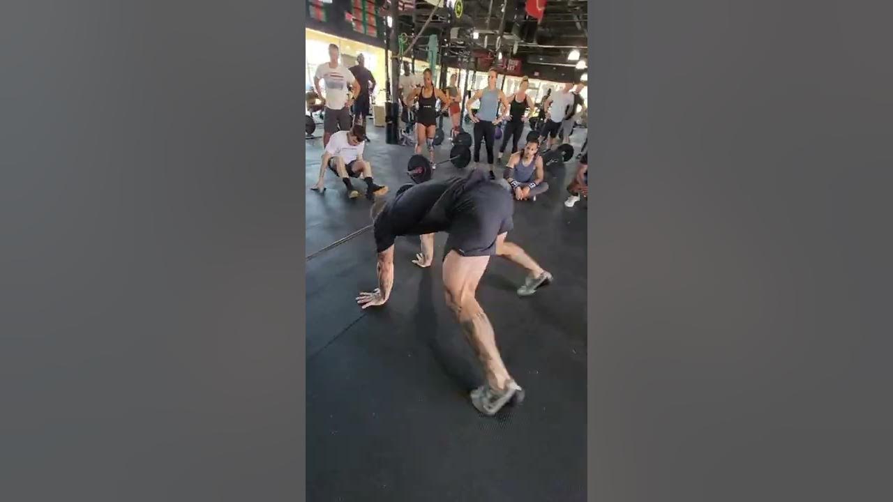 22.2 Burpees over the Bar Tips - YouTube