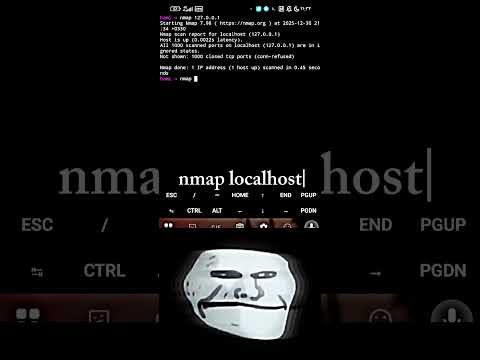 💻🥷Scanning the device with Nmap👽🇮🇷#video #shorts #short #iran #hack #termux #hacker #python
