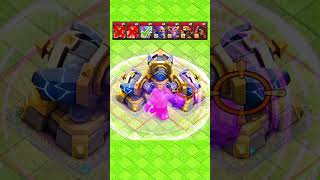 Can a Rage Spell Help Super Troops Destroy Ricochet Cannons? Let’s Find Out! || #coc #cocshorts