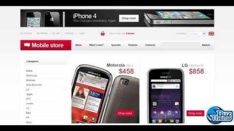 Download Mobile Store OsCommerce Template by  Mercury TM
