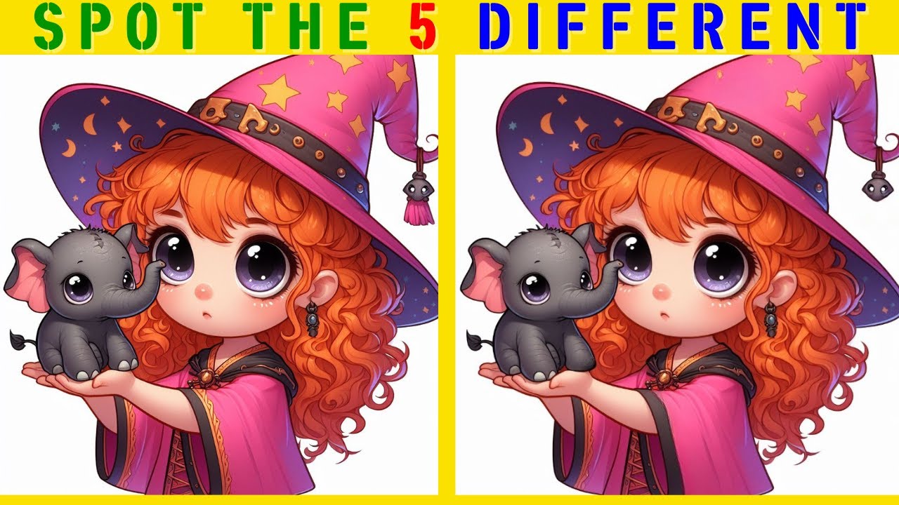 【Spot the Difference】 Discover 5 hidden differences and be amazed ...