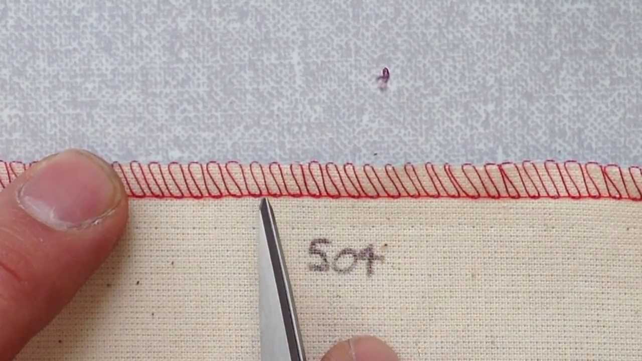 how-to-unpick-a-504-3-thread-overlock-youtube