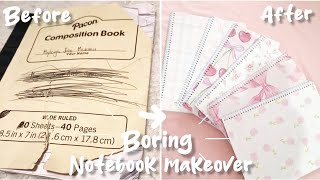 Boring Old Notebook Makeover DIY Transformation