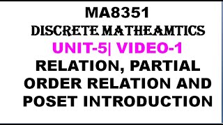 Celebrity POSET AND RELATION INTRODUCTION IN TAMIL| DISCRETE MATHEAMTICS| UNIT-5| VIDEO-1 Wealth