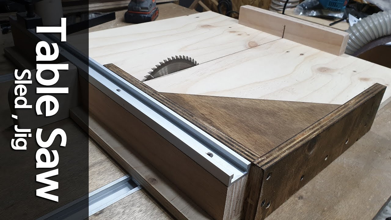 Make A Table Saw Sled Jig - - YouTube Make A Table Saw Sled Jig - - YouTube