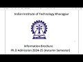 Iit kharagpur pforms csirnet entranceexam