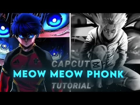 TRENDING(MEOW MEOW PHONK) Edit Tutorial On Capcut 