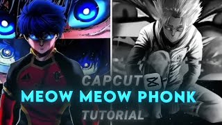 TRENDING(MEOW MEOW PHONK) Edit Tutorial On Capcut 