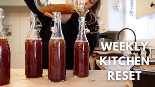 Homemade Kitchen Restock & Reset | Meals & Snacks From My Homestead Pantry