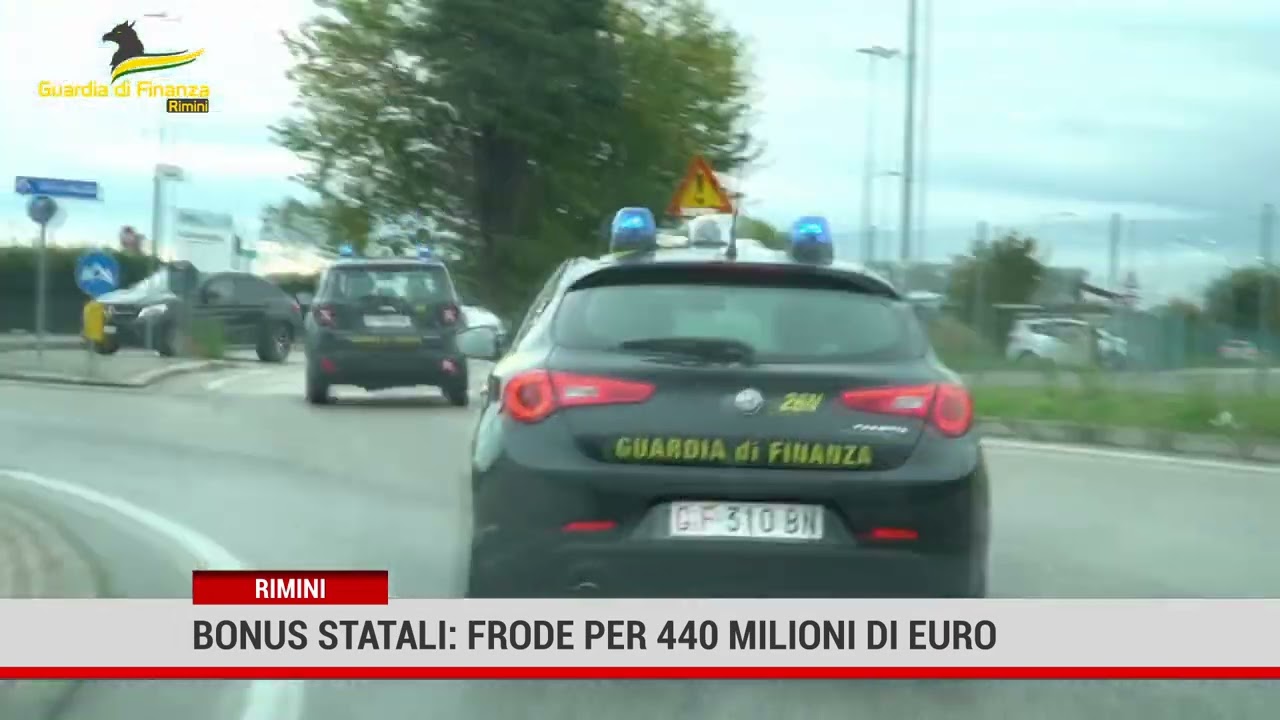 Rimini. Bonus statali: frode per 440 milioni di euro