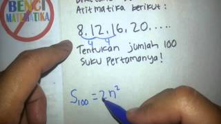 ... mencari rumus jumlah suku ke- n pertama