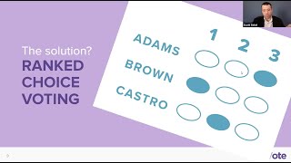 Webinar 2021: What is Ranked Choice Voting?