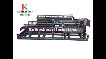 Fully automatic chain link fencing machines || best automatic chain link fence machine in India