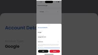 Secure Password Manager App