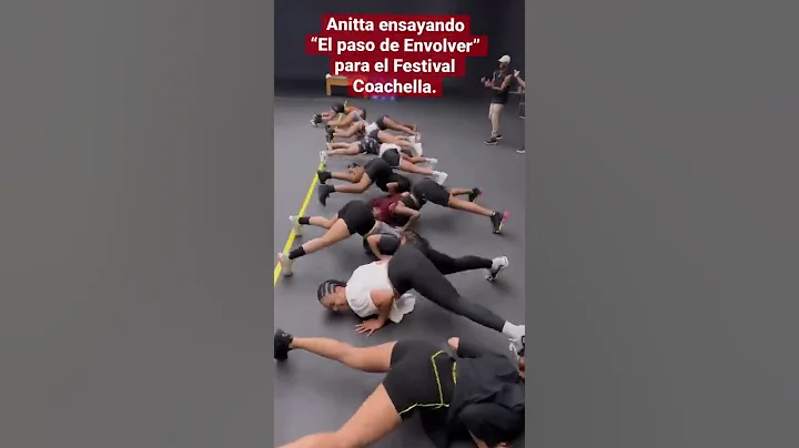 Anitta rehearsing "El Challenge de Envolver" for her show at 2022 Coachella valley Music. - DayDayNews