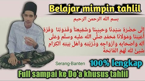 belajar mimpin tahlil || full sampai do