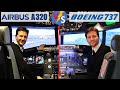 Différences Airbus A320 / Boeing 737 en pilotage & cockpit - explications en simulateur de vol