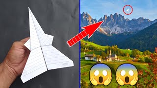 Amazing 🛫 - How to Make a Paper Airplanes That Flies Far Forever.