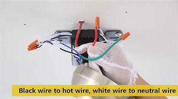 Retractable ceiling fan installation