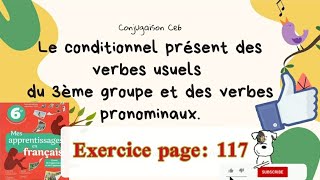 Le conditionnel présent des verbes du 3ème groupe et des verbes pronominaux