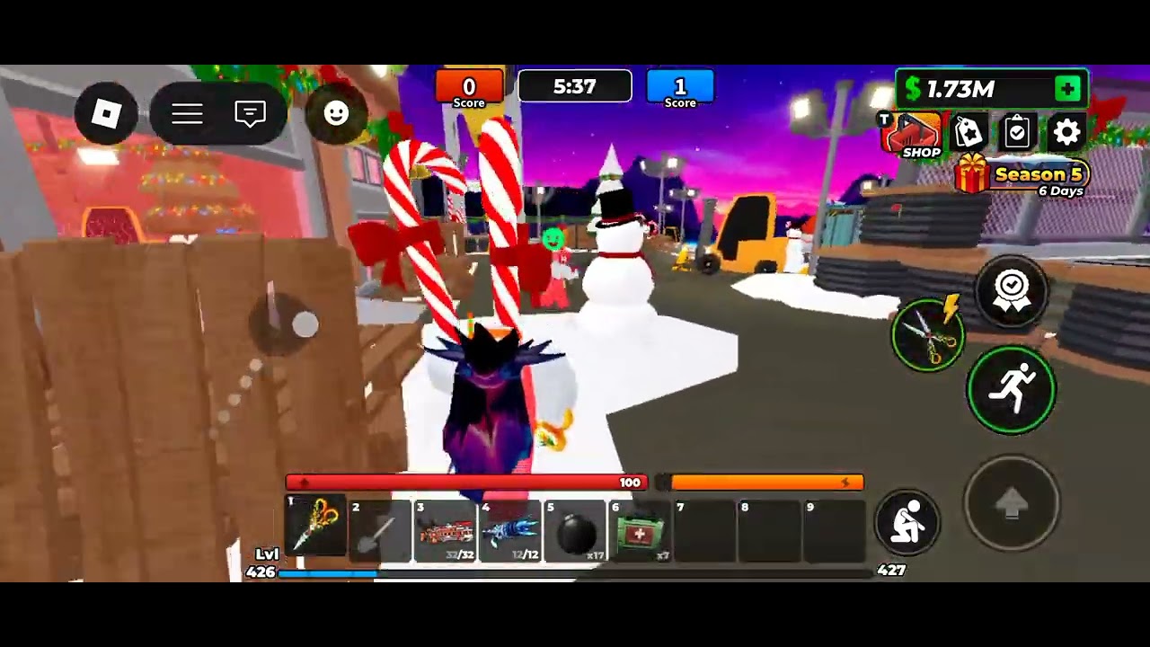 season 5 new weapons*** Glacier cannon, red nose railgun, holiday scissors showcase