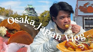 Osaka Vlog • Takoyaki, Dorayaki, Osaka Castle, Umeda Sky Building • E02 | Japan Silent Vlog