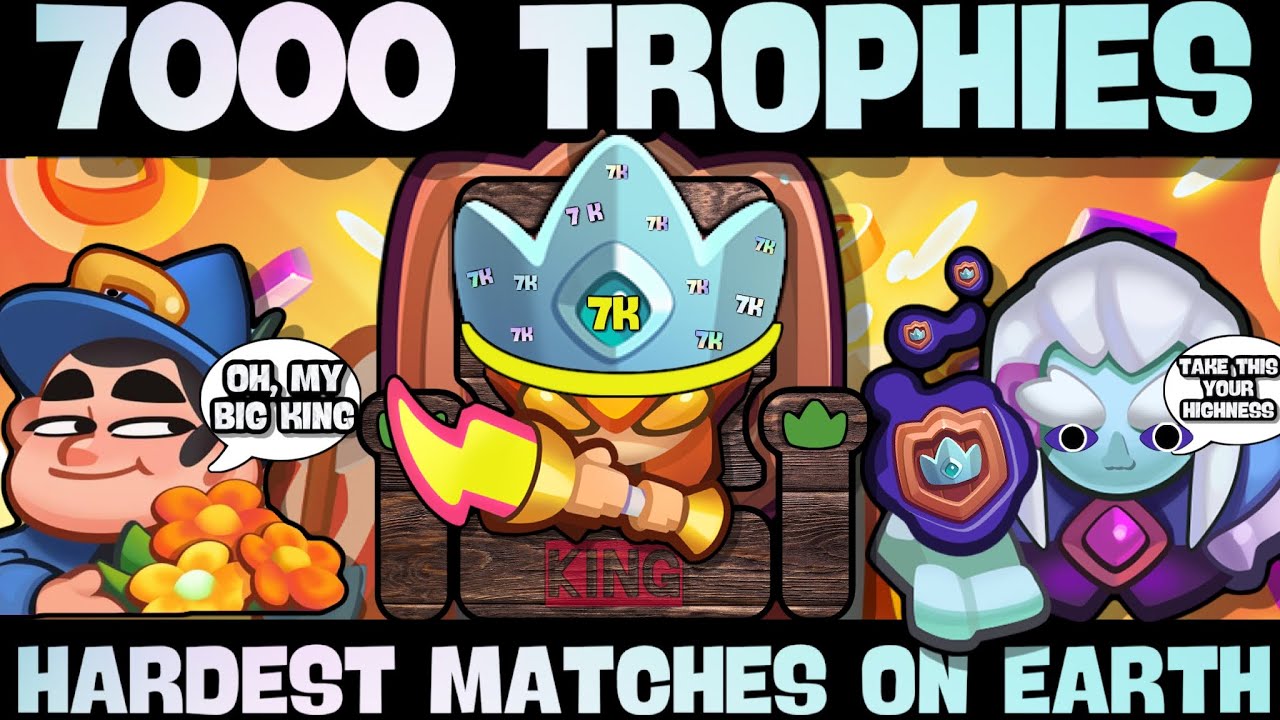 Rush Royale || *NEW* 7000 TROPHIES 🏆 WITH THE STRONGEST DECK EVER + HARDEST MATCHES ON EARTH  (#92)