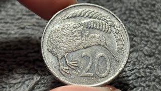 1985 New Zealand 20 Cents Coin • Values, Information, Mintage, History, and More