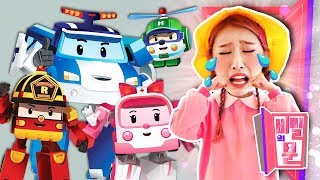 [Hey Jini's Secret Door] Jini went to Brooms Town of Robocar Poli