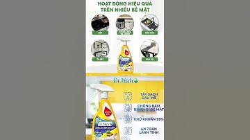 Bếp gas, bếp từ, chậu rửa..bề mặt nào Dr.Natro cũng xử lý gọn!#shoptido #drnatro #danang #nuoclaubep