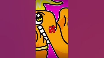 Alphabet Lore - N - All Versions. Infinity Zoom  #animation #alphabetlore