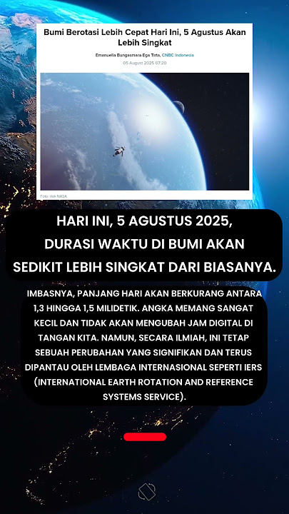 Hari ini akan jadi hari terpendek di tahun 2025 ?? #fyp #viral #earth #tranding #interstellar #film
