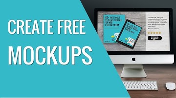 Create laptop and tablet mockups free of charge - no softwares needed