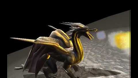 Black Dragon - Modeling, Texturing, Rigging in Blender (WIP 122) BGE Test