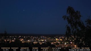 Timelapse Cam 2 - Natt til 2. juni 2020