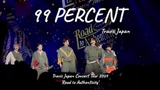 2024.1.18 99 PERCENT*名古屋ガイシホール 昼 アンコール（撮影OK）Travis Japan  Road to Authenticity ［トラジャ］