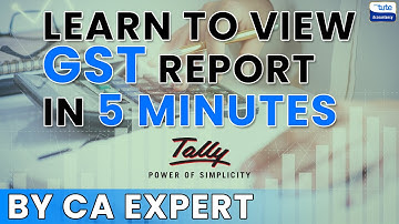 How to view various GST Report in Tally.ERP 9 ? | GST Tax Rate wise Report in Tally ERP 9 | GST Tax