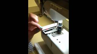 How to sew a buttonhole- Bernina 330