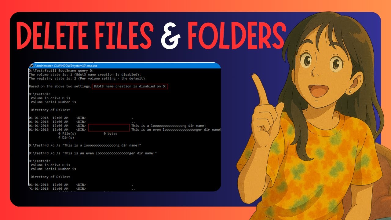How to Delete Files And Folders Using Command Prompt In Windows 11 ...